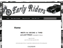 Tablet Screenshot of earlyridersmotorclub.com